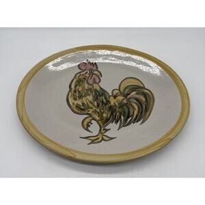 Louisville Stoneware Oval Rooster Platter Farmhouse Discontinued Read As Is